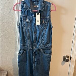 Levi's Blue Denim Jumpsuit
